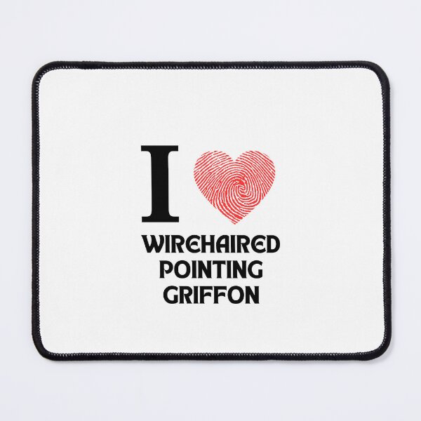 Item preview, i love wirehaired pointing griffon designed and sold by creativerooney.