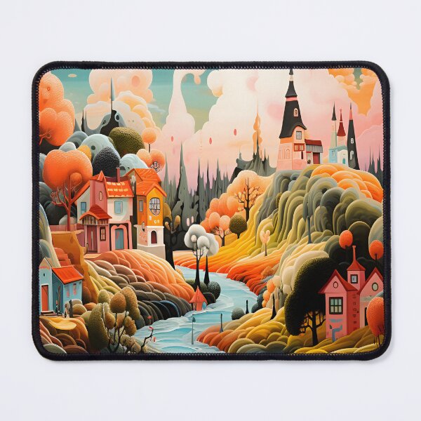 Item preview, Village of Wonder designed and sold by DigitalDoodleDK.