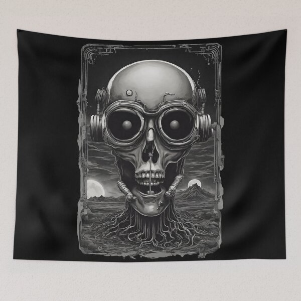 Item preview, SkullCard designed and sold by SmokeyTripShop.