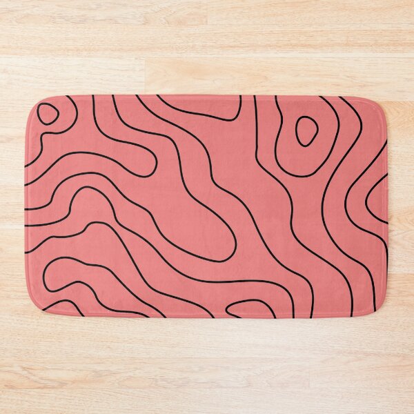 Item preview, Light Coral Topography Abstract Pattern. designed and sold by ARichArts.