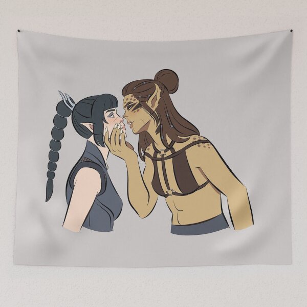 Item preview, Baldurs Gate 3 Laezel x Shadowheart designed and sold by florenceboo.