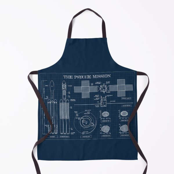 Item preview, Psyche Mission: A Mission to a Metal World (Horizontal Navy) designed and sold by BGALAXY.