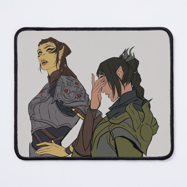 Item preview, Baldurs Gate 3 Laezel x Shadowheart designed and sold by florenceboo.