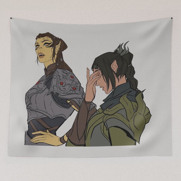 Item preview, Baldurs Gate 3 Laezel x Shadowheart designed and sold by florenceboo.