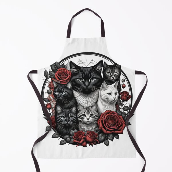 Item preview, Vintage Cats And Roses Eloquent design designed and sold by risingphoenix6.