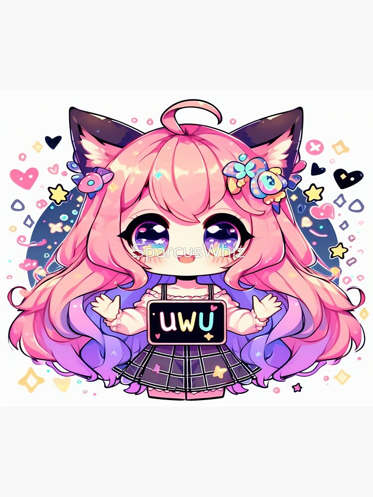 uwu girl sticker 3 | Poster