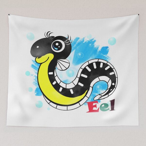 Item preview, Happy Eel  designed and sold by Shirley cute art .