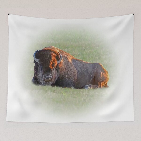 Item preview, Lying bison designed and sold by Guardi71.