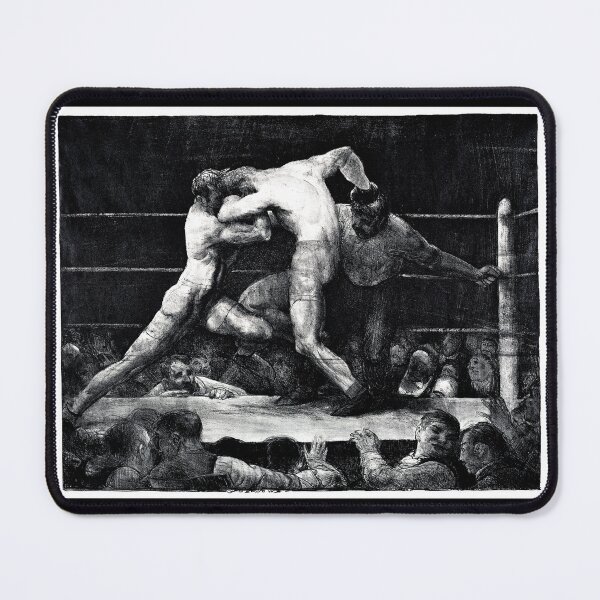 Item preview, A Stag at Sharkey's, Boxers In The Ring, George Bellows 1916 designed and sold by RocketshipRetro.