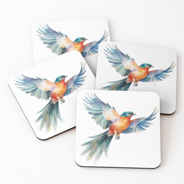 Item preview, colorful elegant freedom birds   designed and sold by 2ilver.