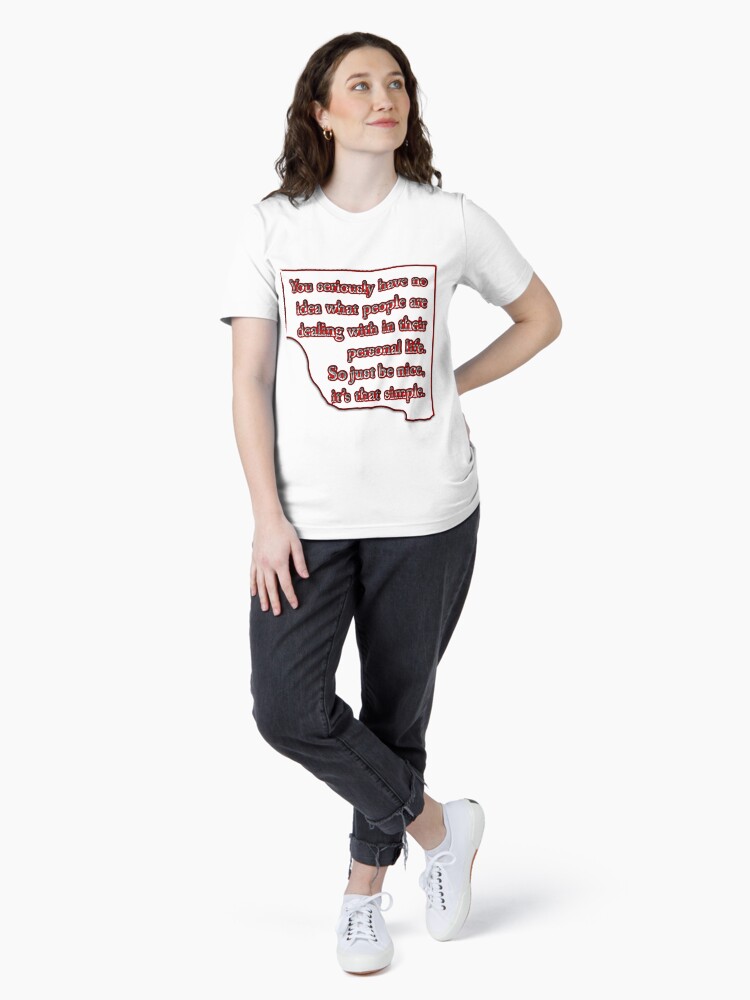 Thumbnail 4 of 7, Essential T-Shirt, Be Nice designed and sold by bywhacky.