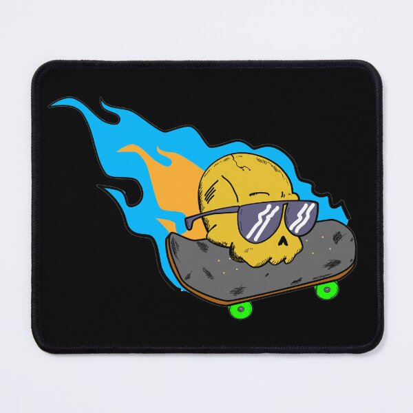 Item preview, Blu flame skull designed and sold by NikkSantellani.