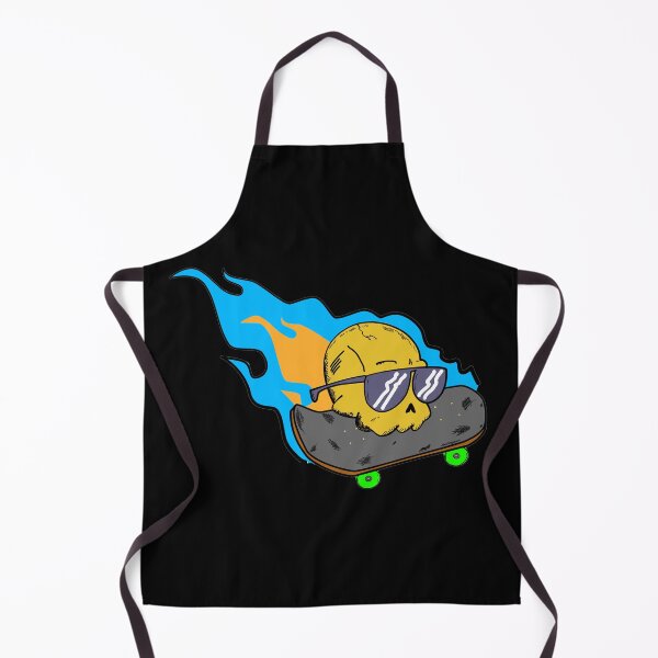 Item preview, Blu flame skull designed and sold by NikkSantellani.
