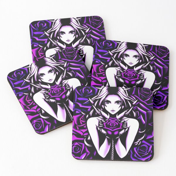 Item preview, Purple Roses with Beautiful Woman designed and sold by FabFreakShop.