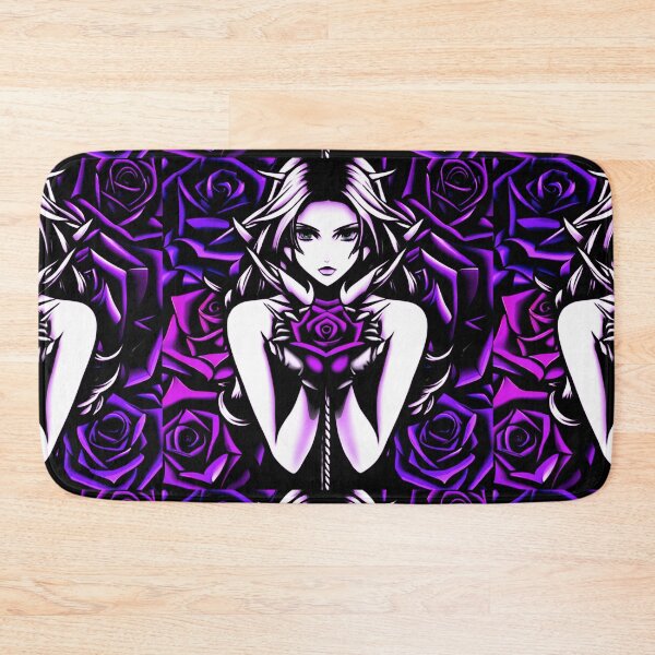 Item preview, Purple Roses with Beautiful Woman designed and sold by FabFreakShop.