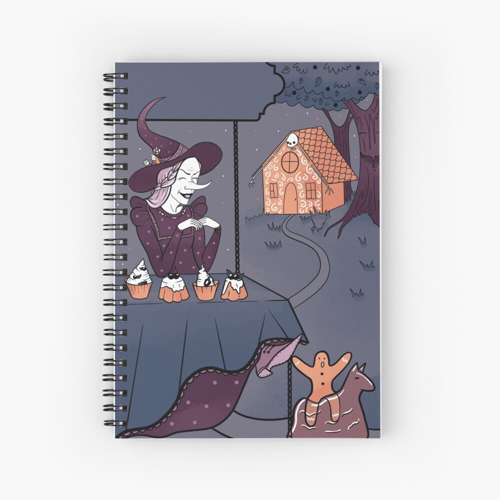 Funny witch Spiral Notebook