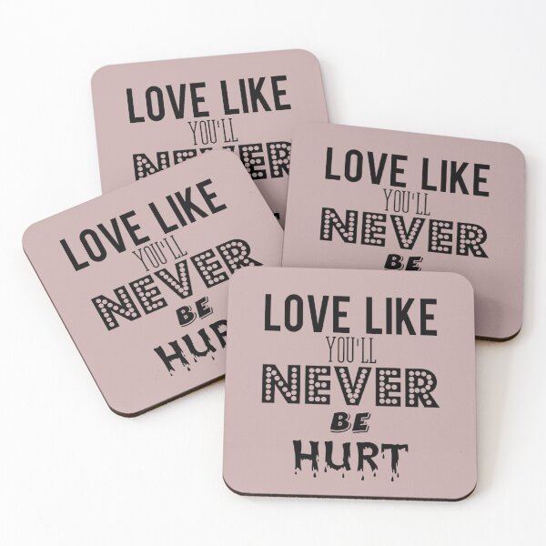 Item preview, LOVE LIKE YOU'LL NEVER BE HURT designed and sold by Nyome Afrique Art & Designs .