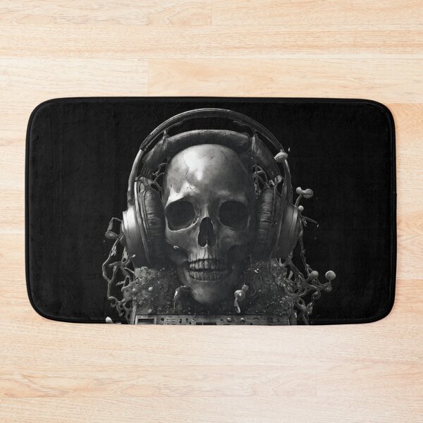Item preview, Rocker skull designed and sold by SmokeyTripShop.