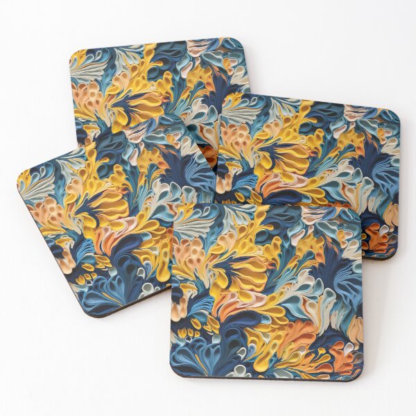 Item preview, Retro design that is reminiscent of floral pop art motifs made of fabric, wool and felt designed and sold by Pflugart.
