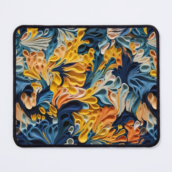 Item preview, Retro design that is reminiscent of floral pop art motifs made of fabric, wool and felt designed and sold by Pflugart.