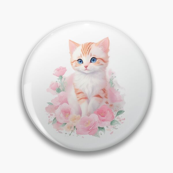 Item preview, Kitty in Bloom designed and sold by NickTaroDesign.