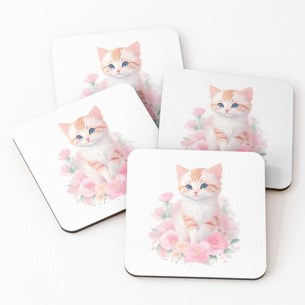 Item preview, Kitty in Bloom designed and sold by NickTaroDesign.