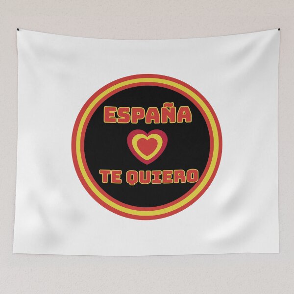 Item preview, Spain I love you. Red Straight Letters and Dark Background designed and sold by altohero.