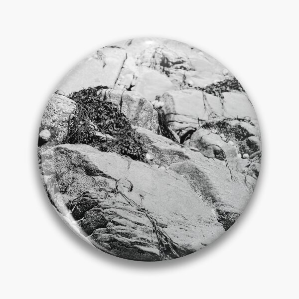 Item preview, Seaweed Limpets Sandy Beach Rathmullan bw designed and sold by eddiebarronshop.