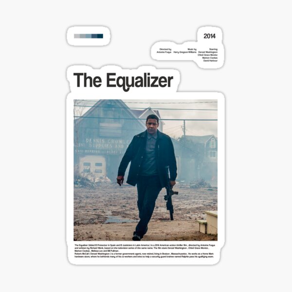 Item preview, the equalizer movie poster designed and sold by paulrommer.