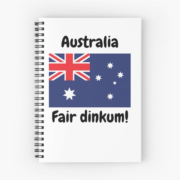 Item preview, Australian flag with local positive slang words. Fair dinkum! designed and sold by AngelArtss.
