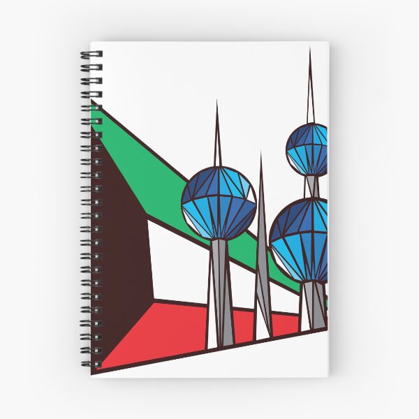 Item preview, Flag Of Kuwait & National Landmark Kuwait Towers designed and sold by House of Sadu by Craitza.