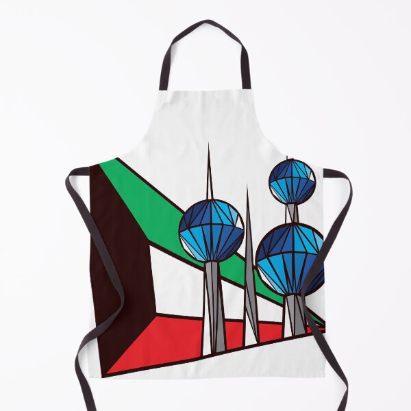 Item preview, Flag Of Kuwait & National Landmark Kuwait Towers designed and sold by House of Sadu by Craitza.