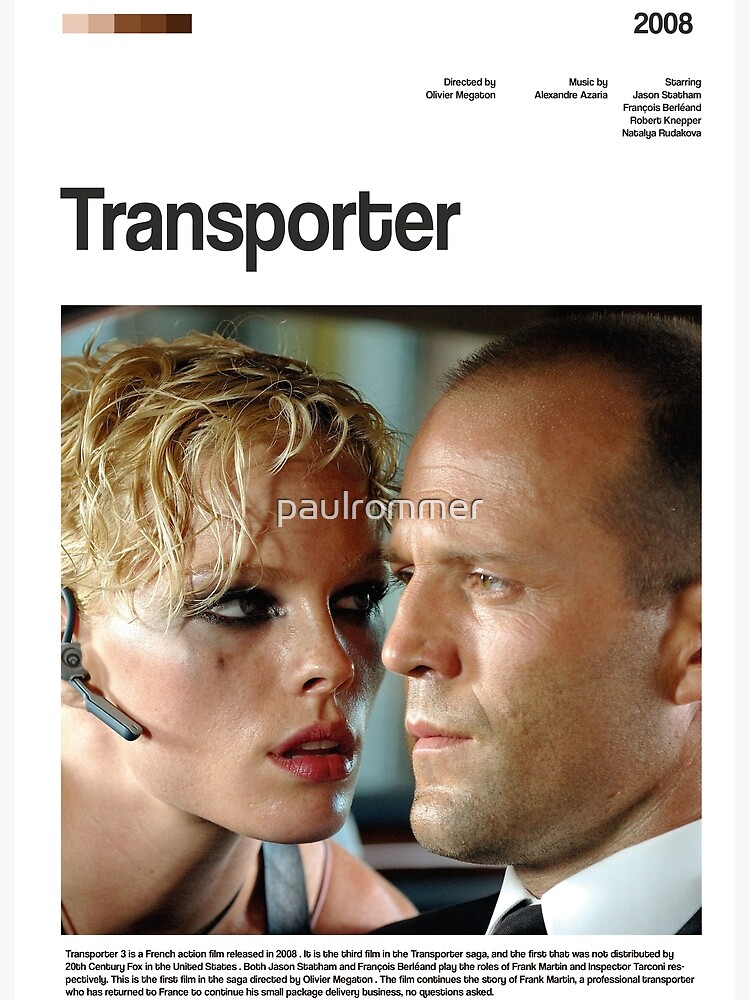 transporter movie poster
