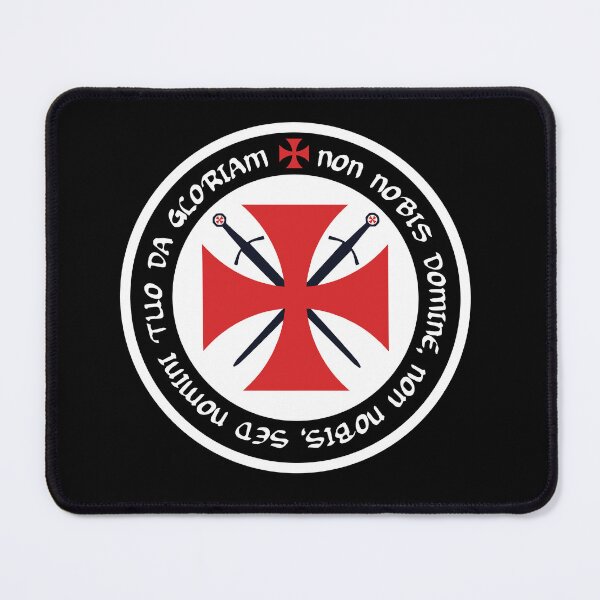 Item preview, Templar shield with motto designed and sold by okmultimedia.