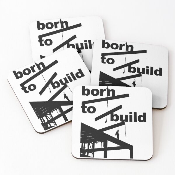 Item preview, born to build designed and sold by FunnyGrief.