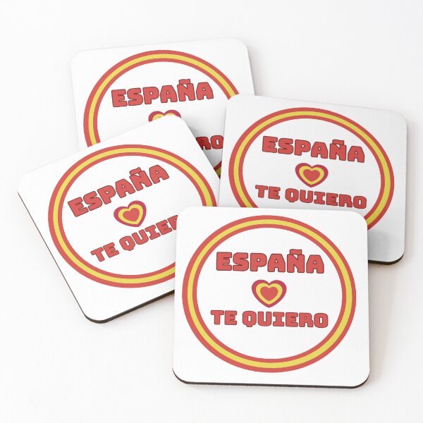 Item preview, Spain I love you. Straight Red Letters, White Background designed and sold by altohero.