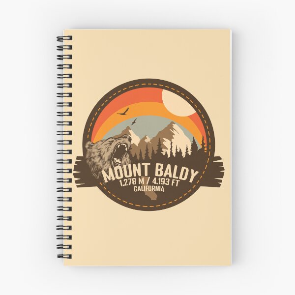 Item preview, Mount Baldy California Retro - CA Badge Camping Hiking Outdoor Adventure designed and sold by mountainfad.