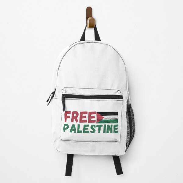 Vista previa del artículo con la obra «Palestina libre: bandera de Palestina», diseñado y vendido por Robo-toons.