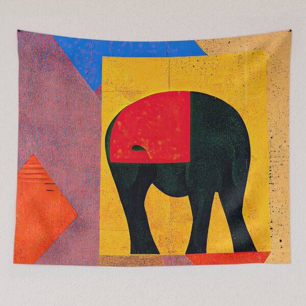 Item preview, Explore Simplistic & Minimalistic African Elephant Art designed and sold by ArtificialGenes.