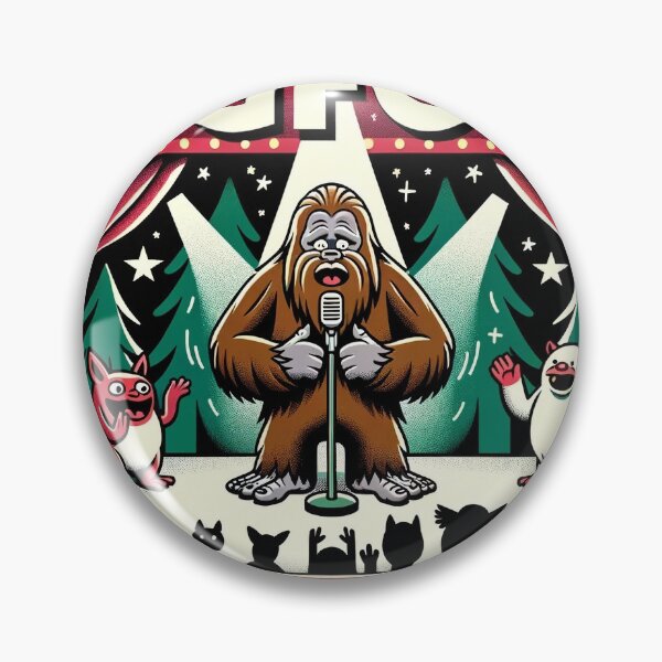 Item preview, Bigfoot's Enormous Footprint - Sasquatch Wilderness Art designed and sold by The-Library.