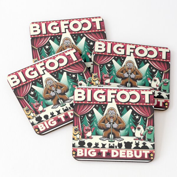 Item preview, Bigfoot's Enormous Footprint - Sasquatch Wilderness Art designed and sold by The-Library.