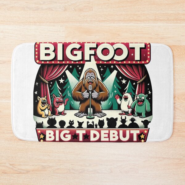 Item preview, Bigfoot's Enormous Footprint - Sasquatch Wilderness Art designed and sold by The-Library.