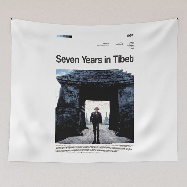 Item preview, Seven years in tibet movie poster designed and sold by paulrommer.