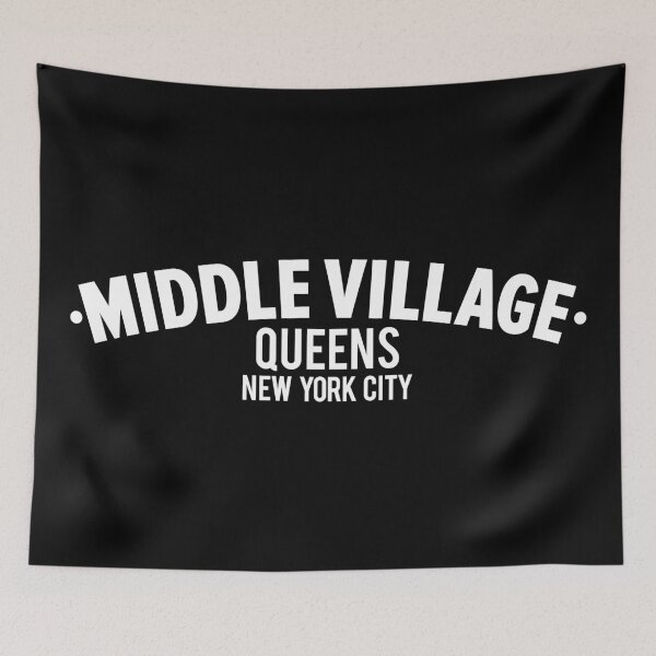 Item preview, Middle Village Queens Logo - A Minimalist Tribute to Suburban Serenity designed and sold by Boogosh.