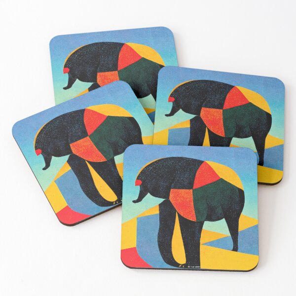 Item preview, Explore Simplistic & Minimalistic African Elephant Art designed and sold by ArtificialGenes.