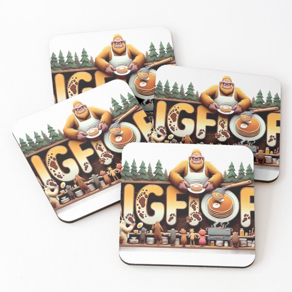 Item preview, Bigfoot's Massive Footprint - Sasquatch Wilderness Art designed and sold by The-Library.