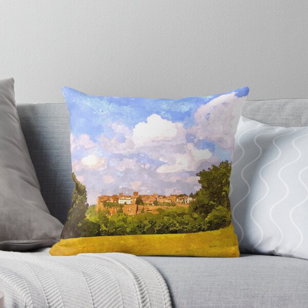 Item preview, View Of The Village From A Field Of Wheat designed and sold by Giuseppe Cocco.