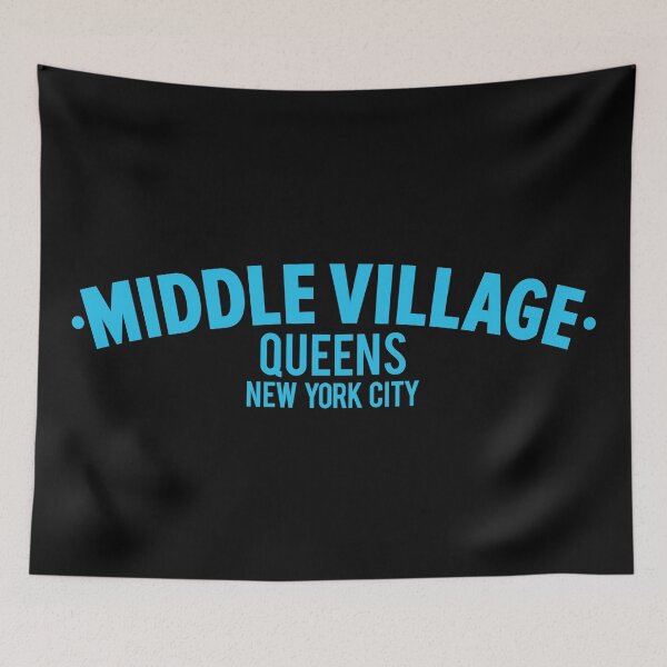 Item preview, Middle Village Queens Logo - A Minimalist Tribute to Suburban Serenity designed and sold by Boogosh.