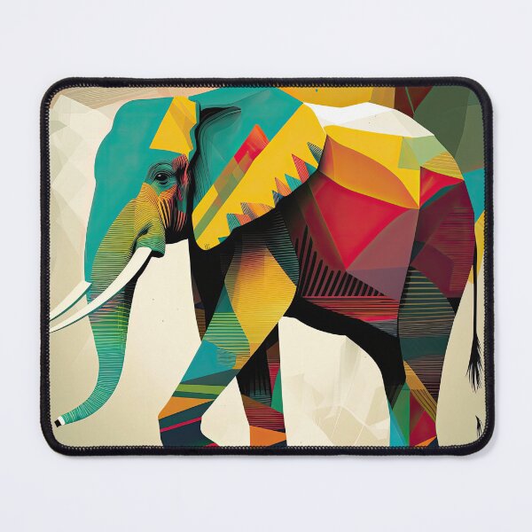 Item preview, Explore Simplistic & Minimalistic African Elephant Art designed and sold by ArtificialGenes.