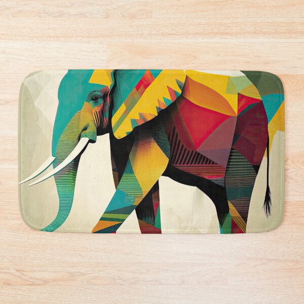 Item preview, Explore Simplistic & Minimalistic African Elephant Art designed and sold by ArtificialGenes.